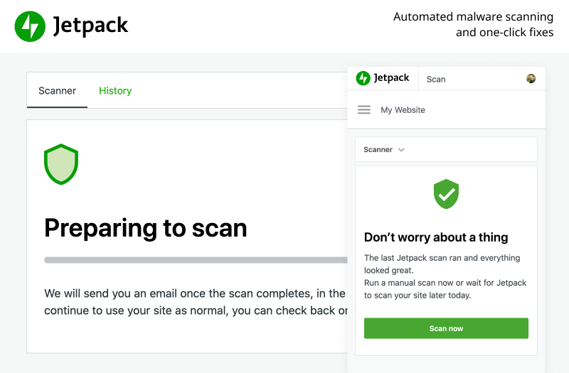 How to Scan WordPress Website for Malware - jetpack security scan