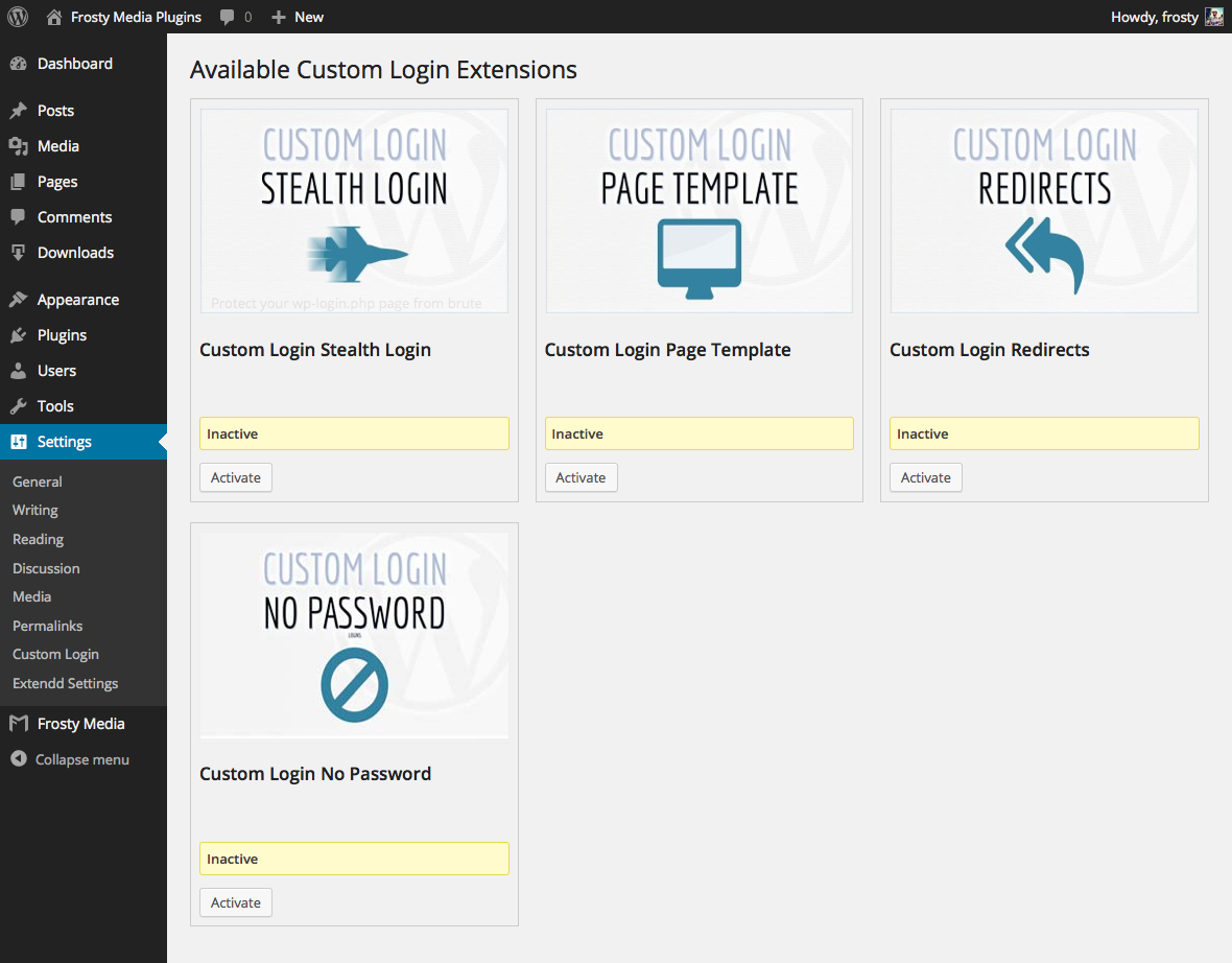 brute force attack custom login feature