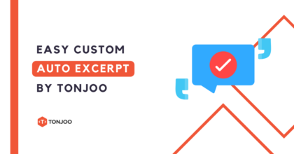 Easy Custom Auto Excerpt Tonjoo