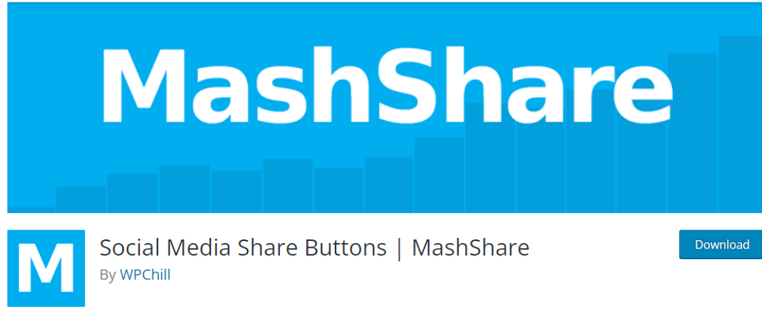 how to add social media button - mash share