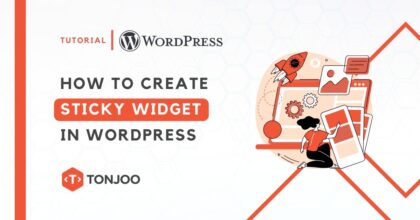 How to Create Sticky Widget in WordPress