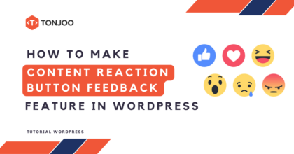 How to Make a Content Reaction Button Feedback Feature in WordPress