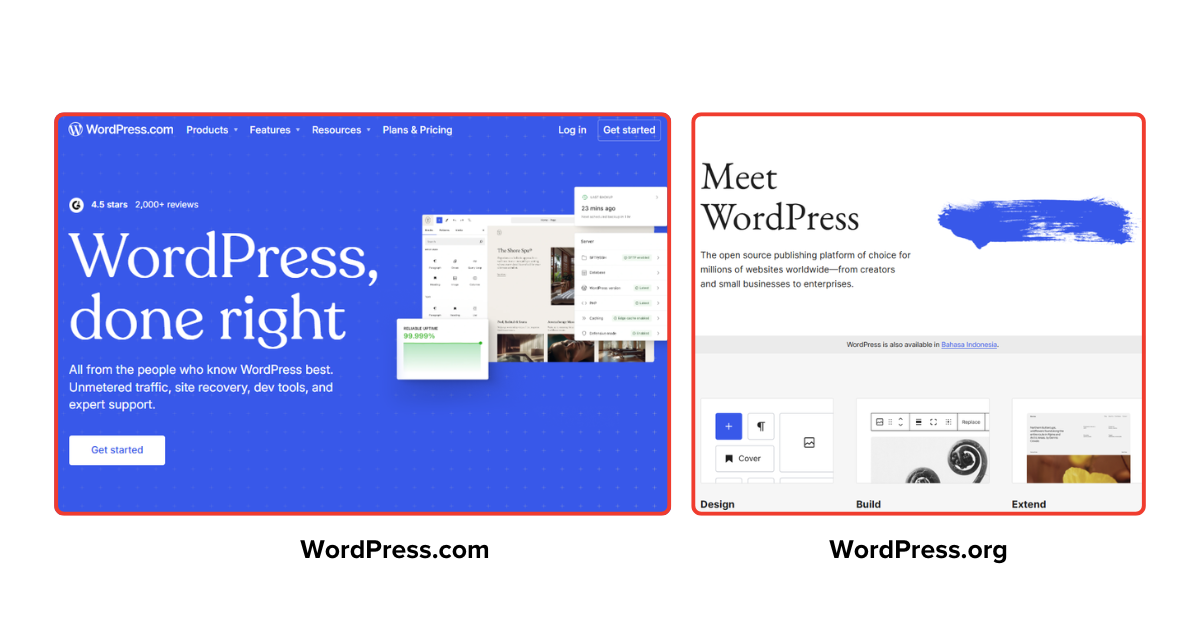 wordpress.com vs. wordpress.org