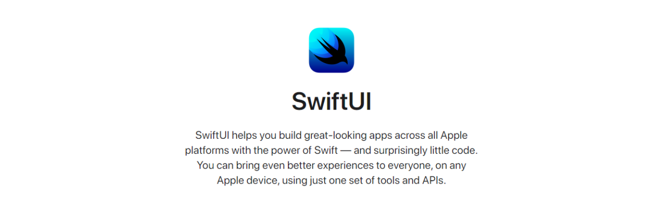 top 10 mobile app development framework - swift ui