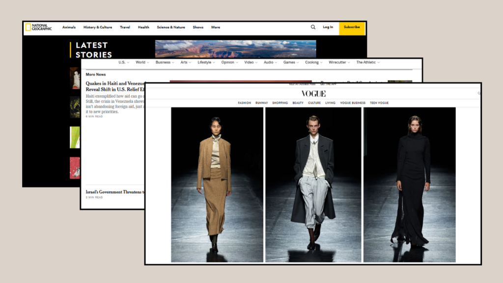 layout magazine