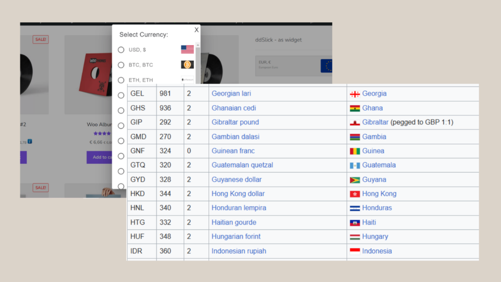 10 Plugin WooCommerce Terbaik untuk Bangun Toko Online 9 plugin WOCS WooCommerce Currency Switcher