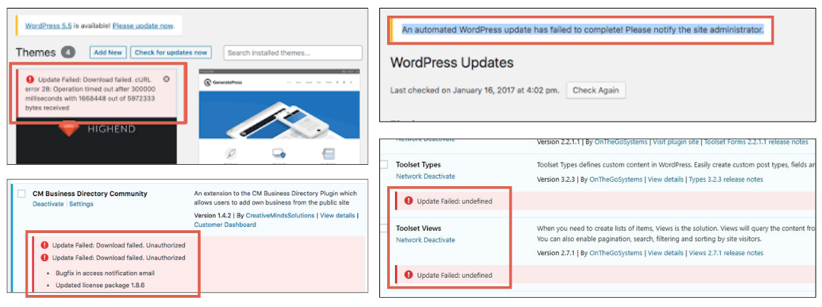 Briefly unavailable for scheduled maintenance di WordPress