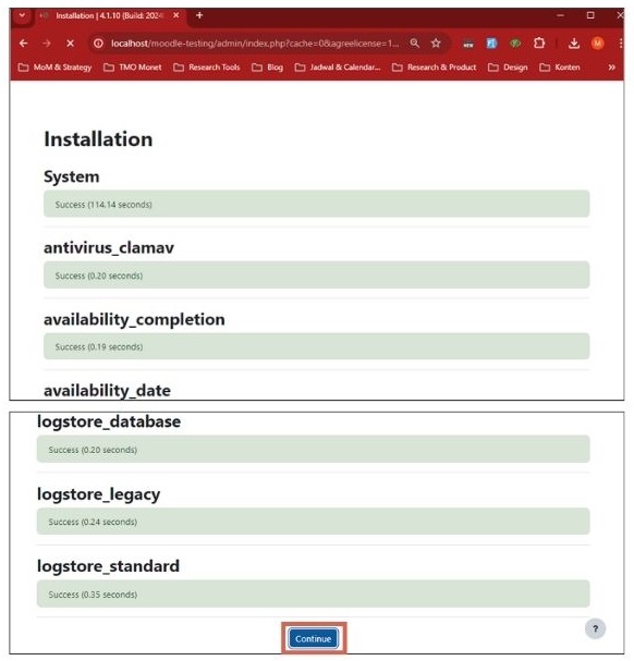 Cara Install Moodle di XAMPP