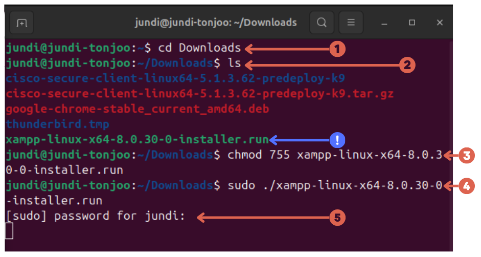 cara install xampp di linux ubuntu