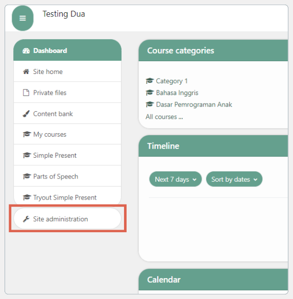 cara menambahkan siswa dan guru di moodle