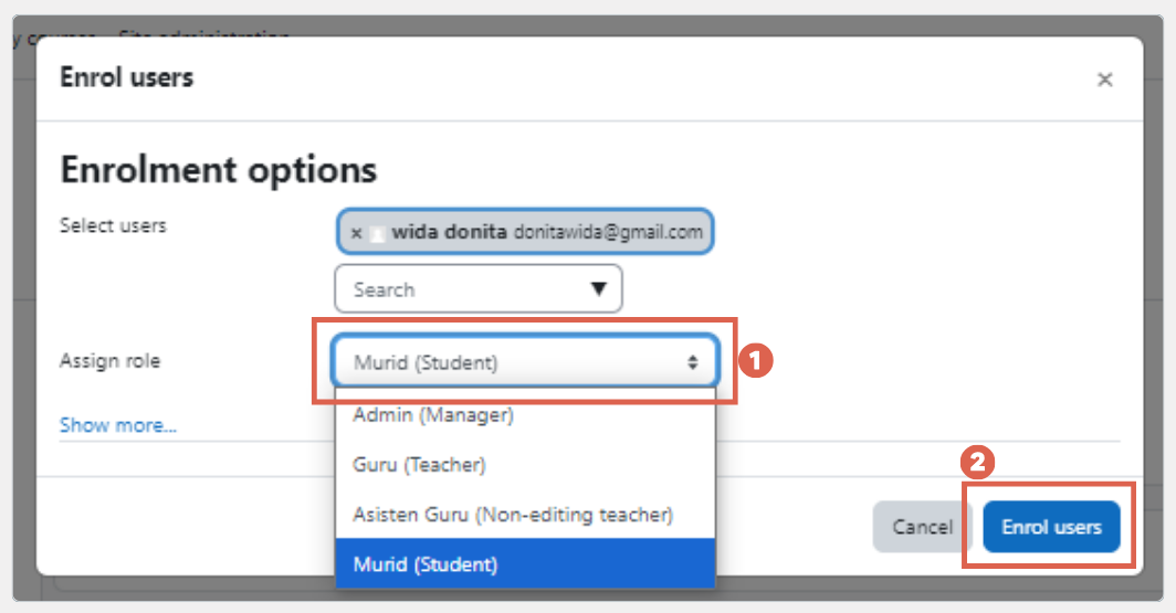 cara menambahkan absensi di moodle