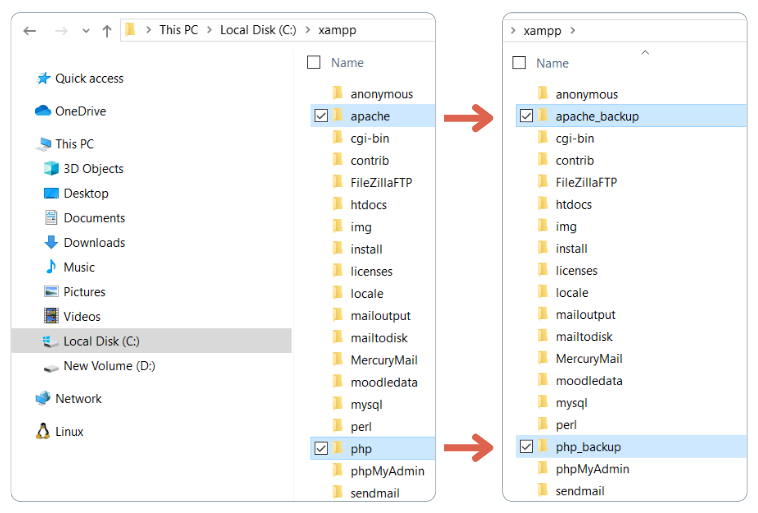 Cara Downgrade PHP di XAMPP Versi Apapun