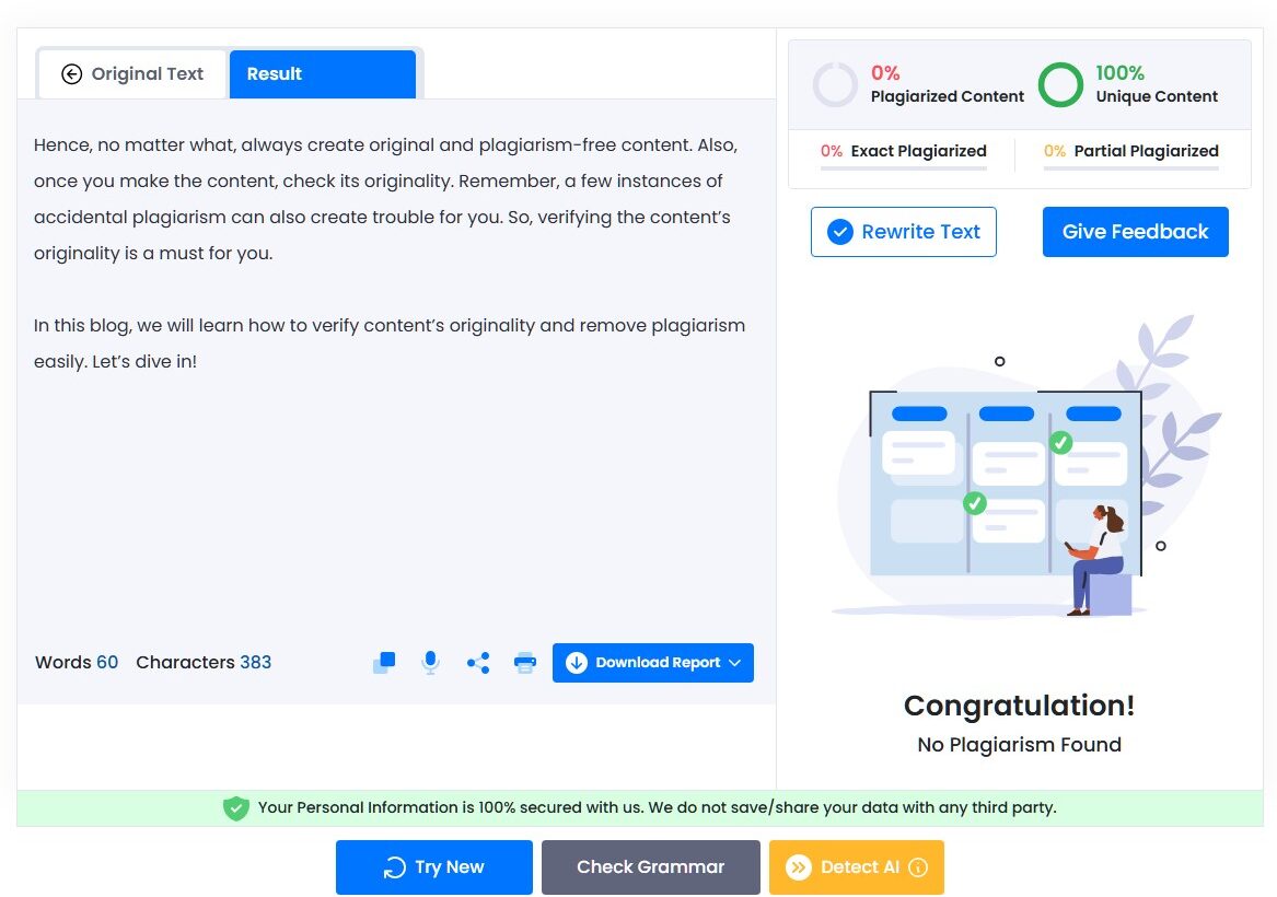 plagiarism checker