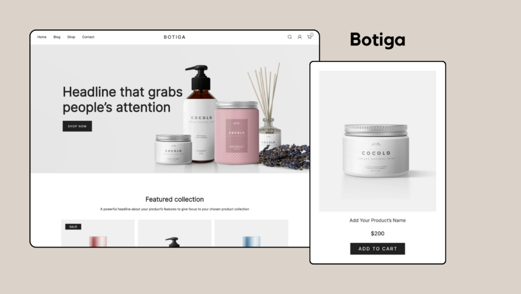 5+ Rekomendasi Template Toko Online untuk WordPress 2026 1 botiga theme