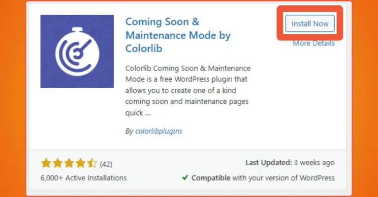 5+ Best WordPress Maintenance Plugins in 2025 16 The Coming Soon by Colorlib plugin.