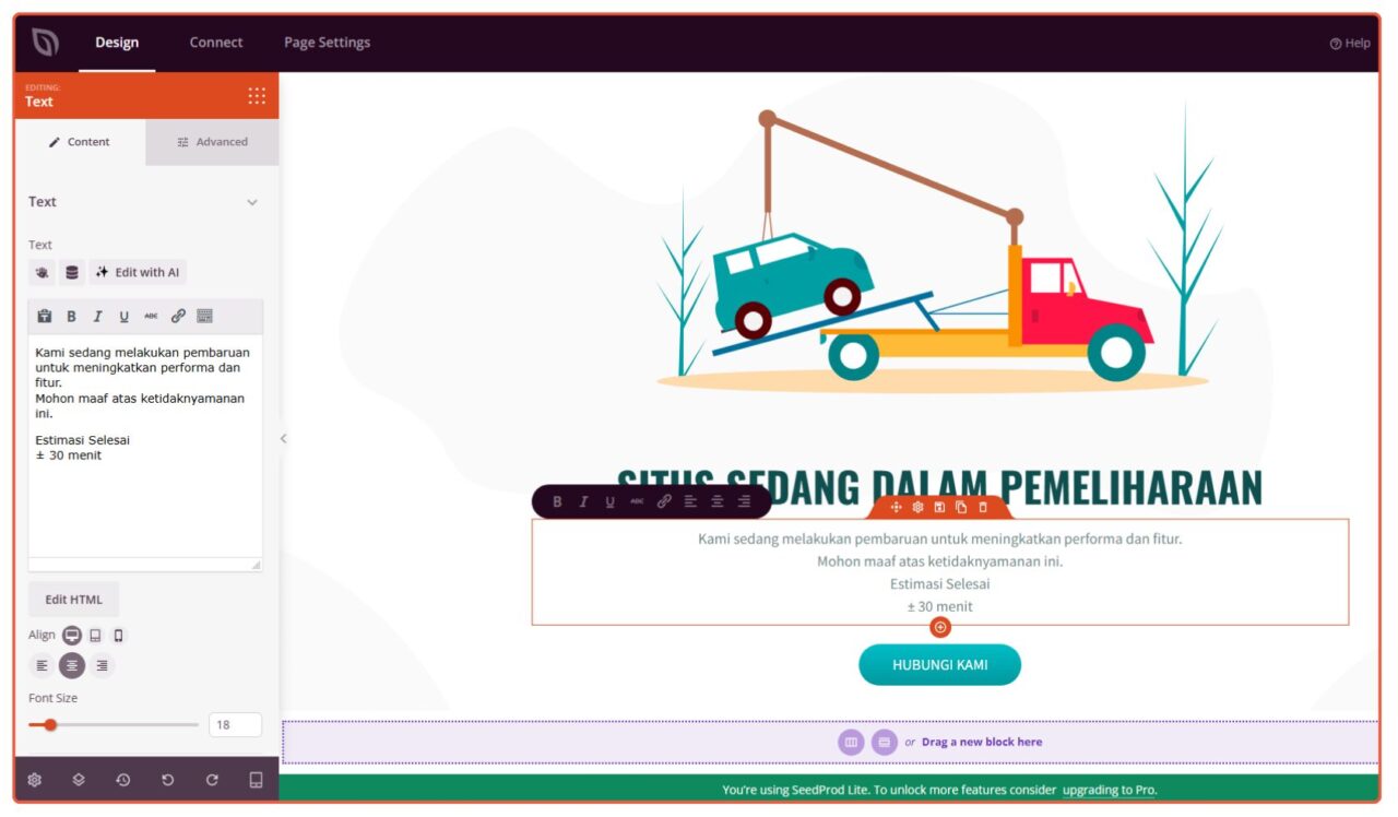 Activating WordPress Maintenance Mode with a Plugin