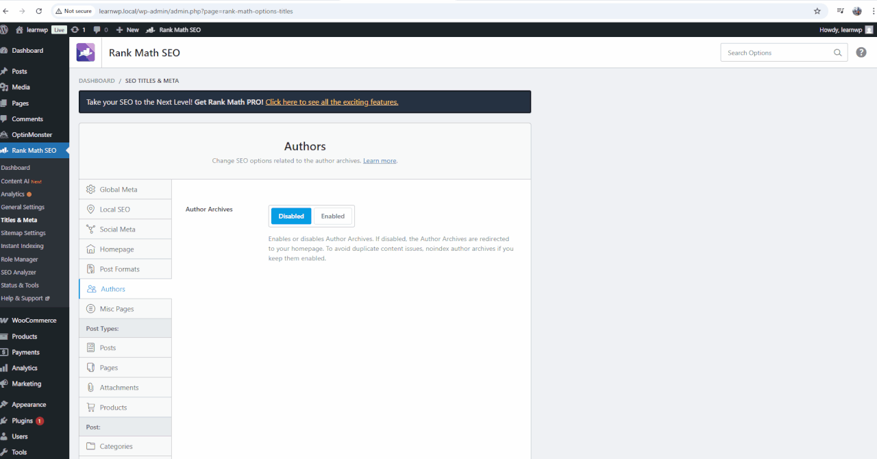 Panduan Lengkap Cara Setting Rank Math SEO Advance Mode 16 Authors