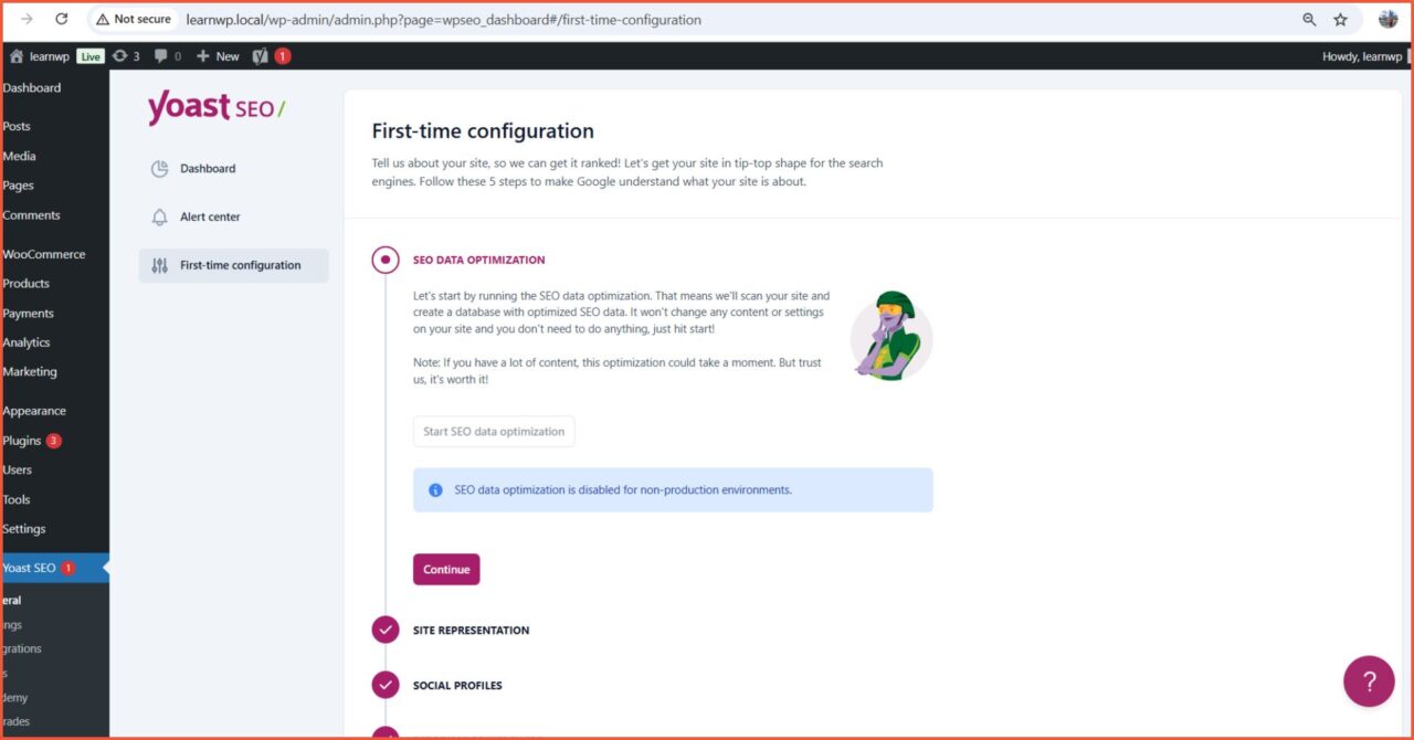 Cara Setting Yoast SEO Untuk Pemula 6 Quick Setup First time configuration SEO Data Optimization Yoast