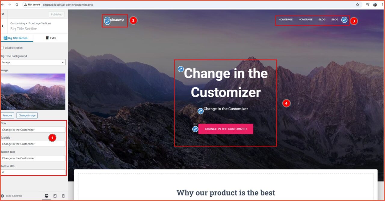 5 Template WordPress Company Profile untuk Bisnis Anda 18 live customizer