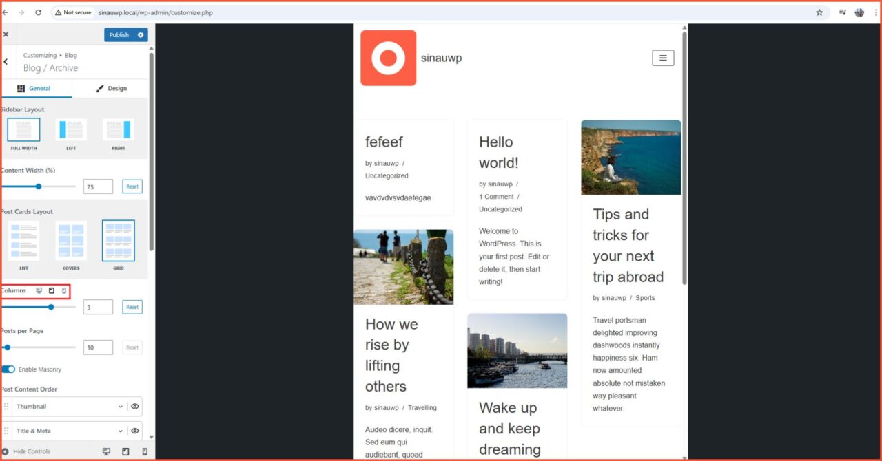 5 Template WordPress Company Profile untuk Bisnis Anda 8 Fitur Neve Settingan mobile friendly