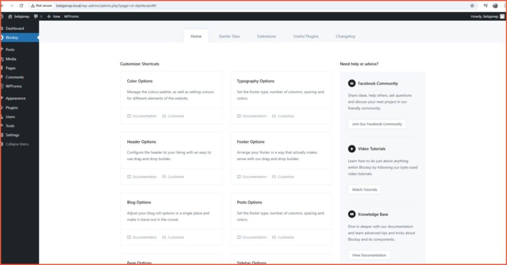 5 Template WordPress Company Profile untuk Bisnis Anda 25 Kekurangan Blocksy Kustomisasi tidak plug and play berpotensi membingungkan pengguna