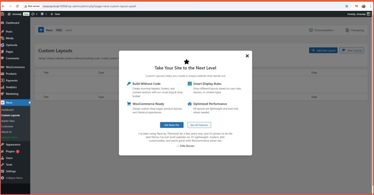 5 Template WordPress Company Profile untuk Bisnis Anda 10 Kekurangan template Neve