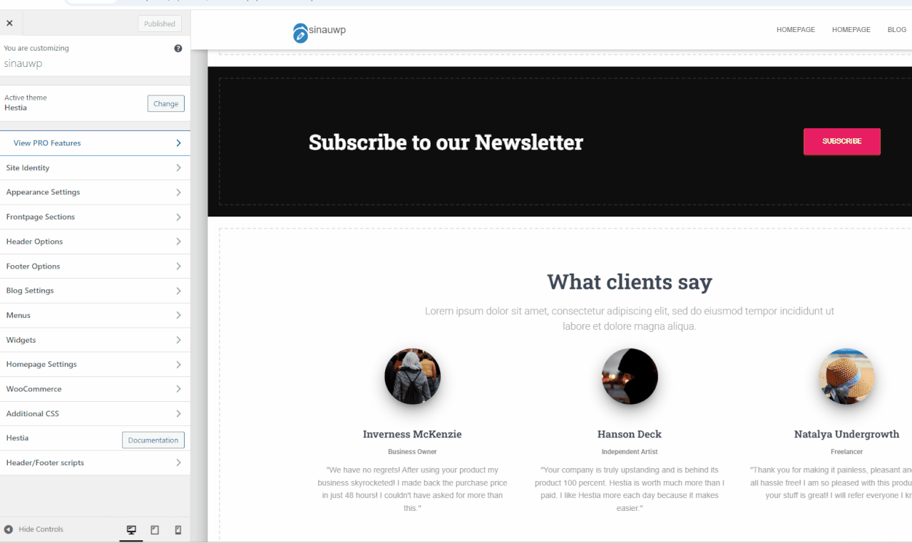 5 Template WordPress Company Profile untuk Bisnis Anda 19 Kelebihan template Hestia