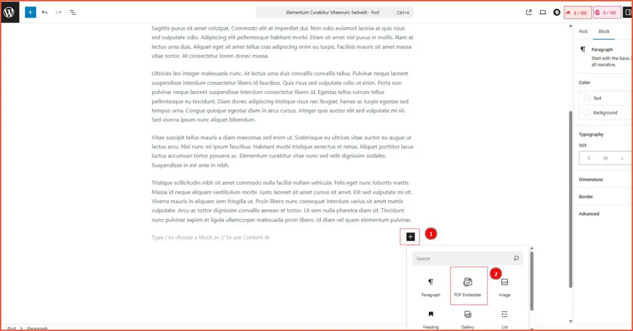 How to Embed PDF in WordPress (2 Methods) 15 How to Embed PDF Files in WordPress