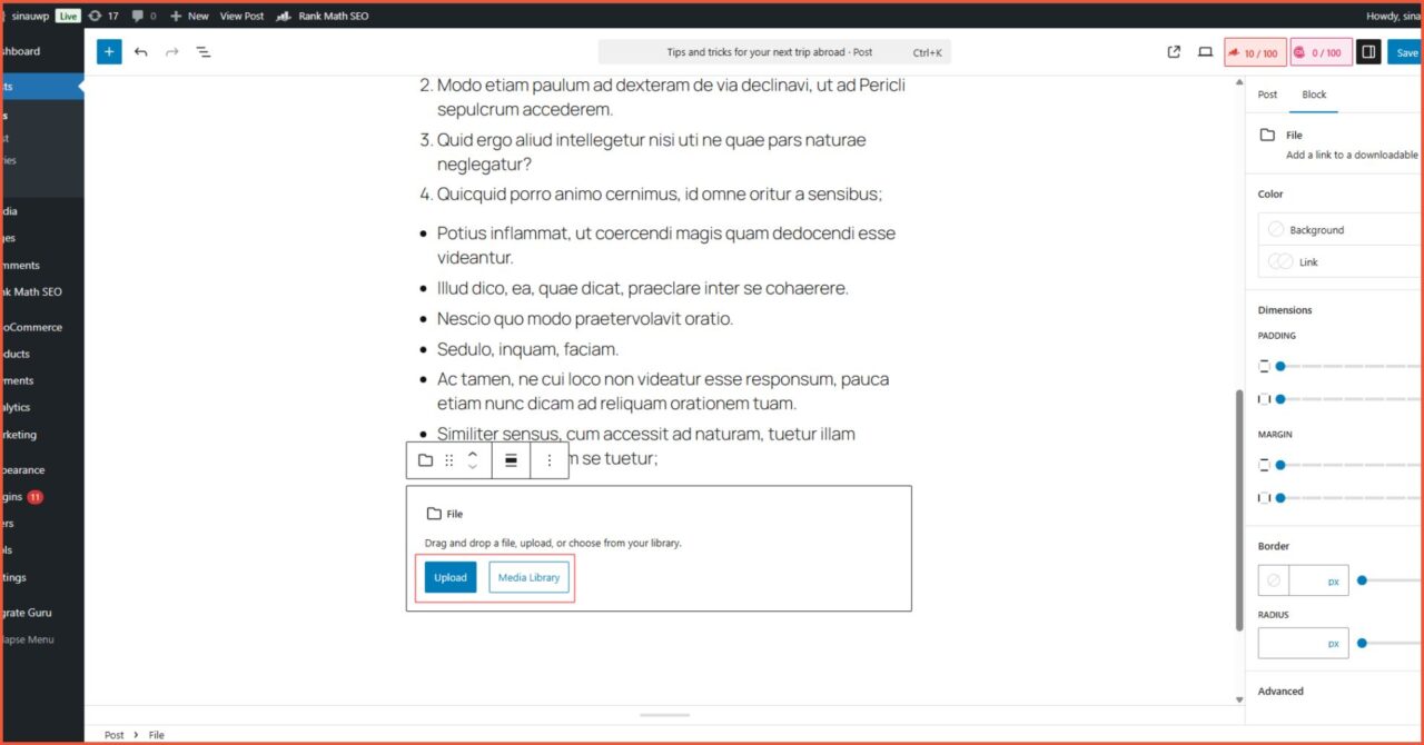 Cara embed PDF di WordPress tanpa plugin