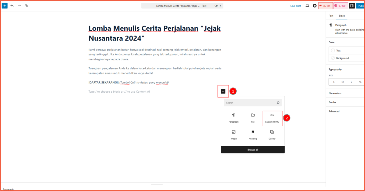 Cara Memasukkan Google Forms di WordPress Tanpa Plugin 3 cara memasukkan Google Forms di WordPress menggunakan Gutenberg