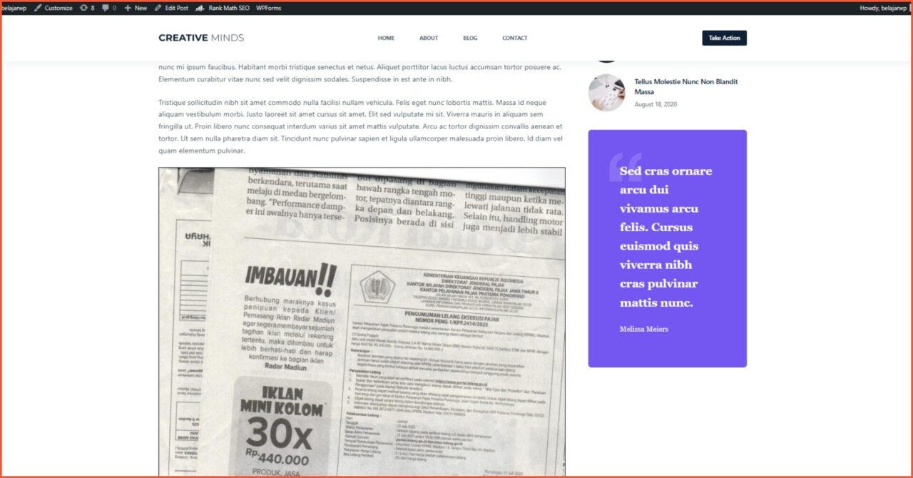Cara embed PDF