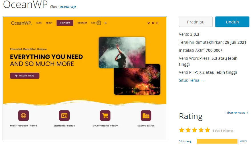 Best Free WordPress Themes - OceanWP