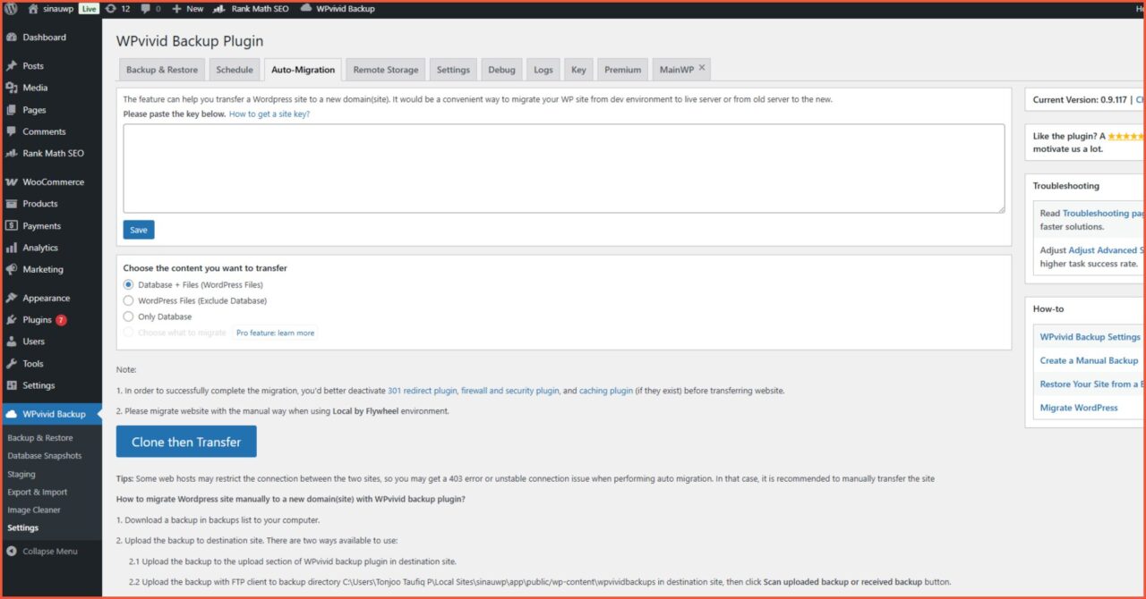 Plugin Migrasi WordPress terbaik