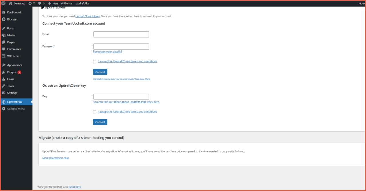 Plugin migrasi WordPress terbaik