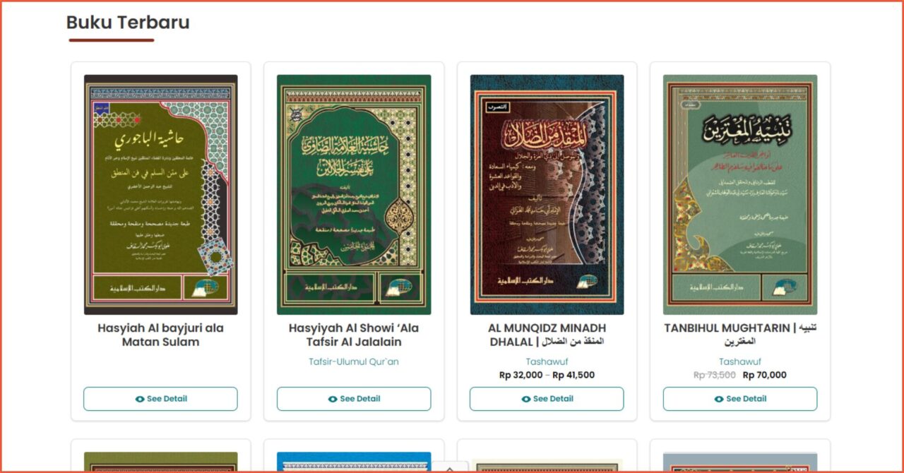 Contoh website toko online DKIslamiyah
