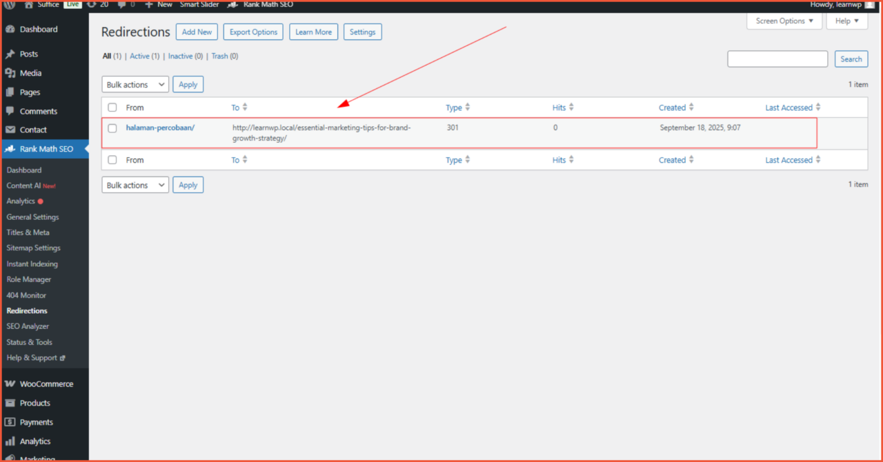 How to Redirect a URL in WordPress to Another URL -7