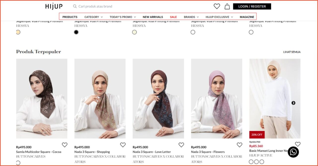 Contoh Website Toko Online Keren dan Terkenal