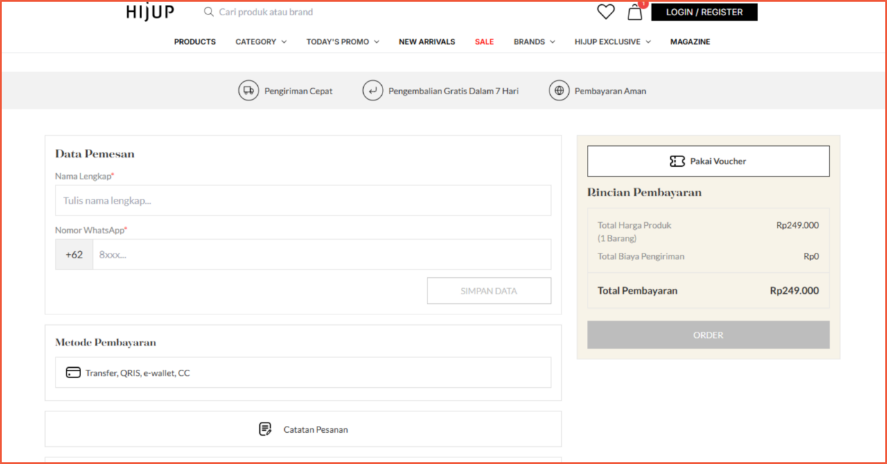 Contoh Website Toko Online Keren dan Terkenal