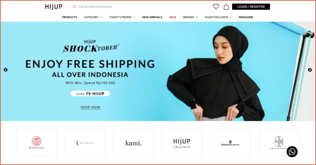 Contoh Website Toko Online Keren dan Terkenal