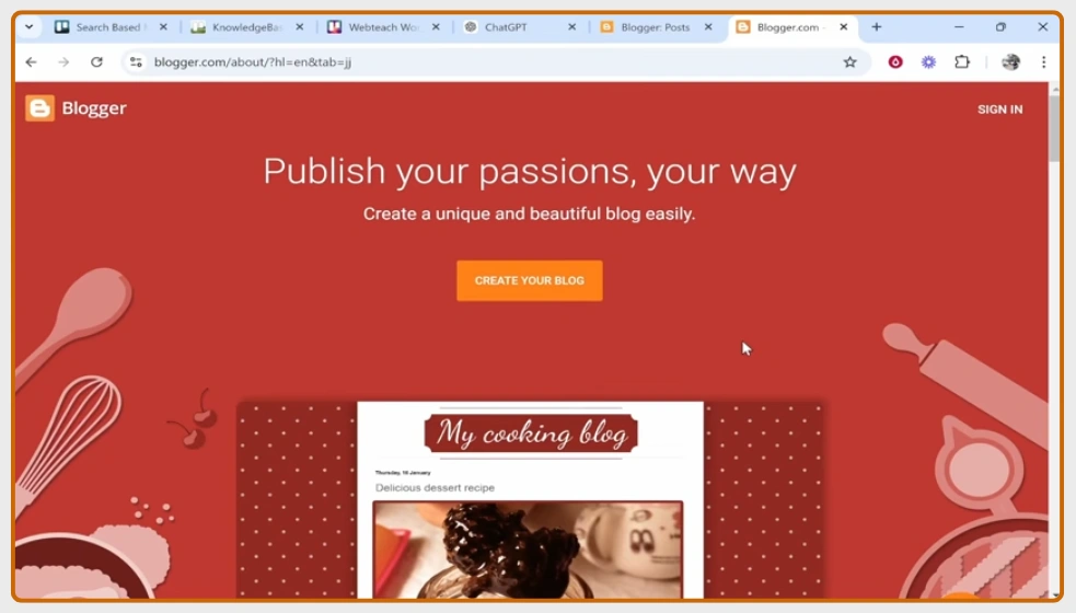 How to Start a Blog for Free (A Beginner's Guide) 6 How to Start a Blog with Blogger - Step 1