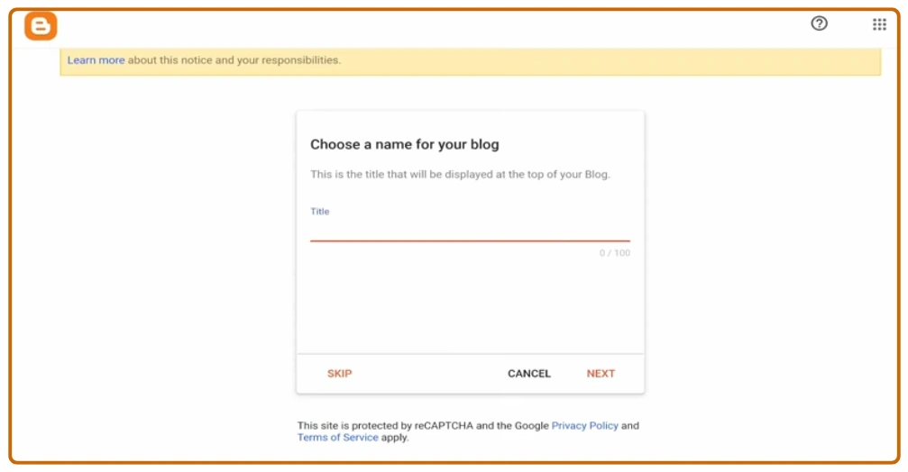How to Start a Blog for Free (A Beginner's Guide) 7 How to Start a Blog with Blogger - Step 2