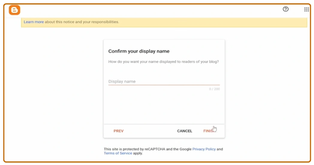 How to Start a Blog for Free (A Beginner's Guide) 9 How to Start a Blog with Blogger - Step 4
