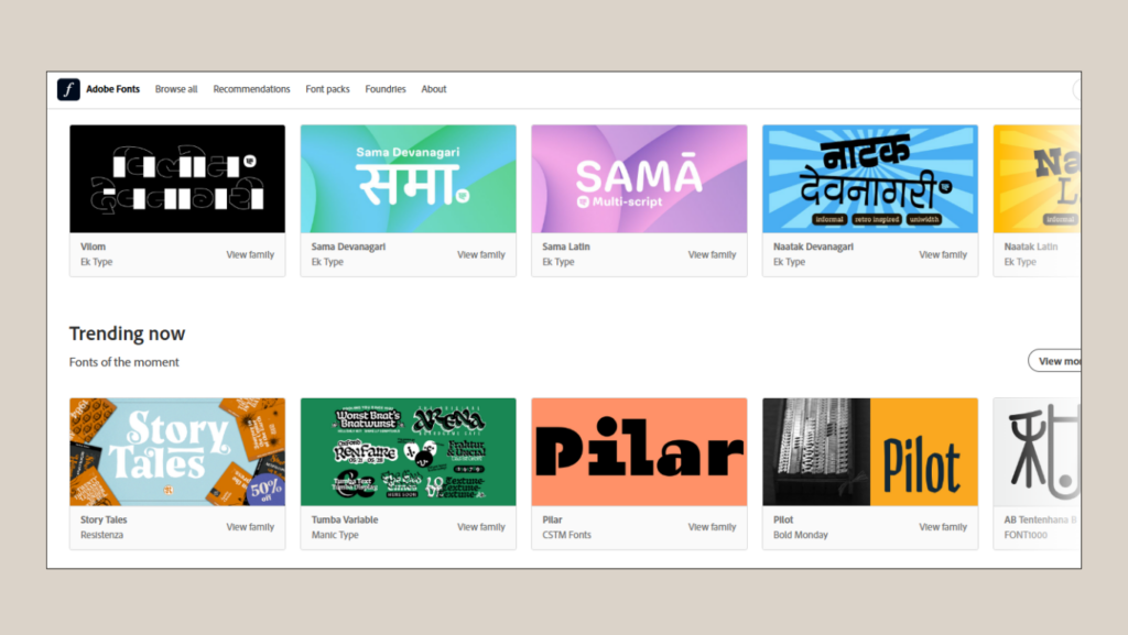 9 Web Design Resources Terbaik 2026 Gratis dan Berbayar 9 Adobe Fonts