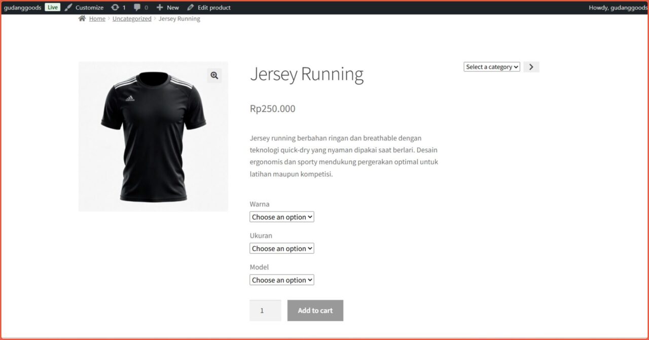 Cara Menambahkan Produk di WooCommerce 14 Cara Menambahkan Produk di WooCommerce tampilan variable product