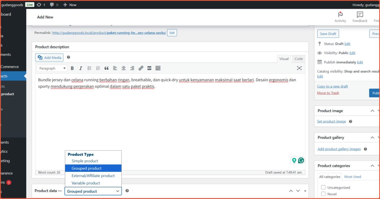 Cara Menambahkan Produk di WooCommerce 15 Grouped Product 2
