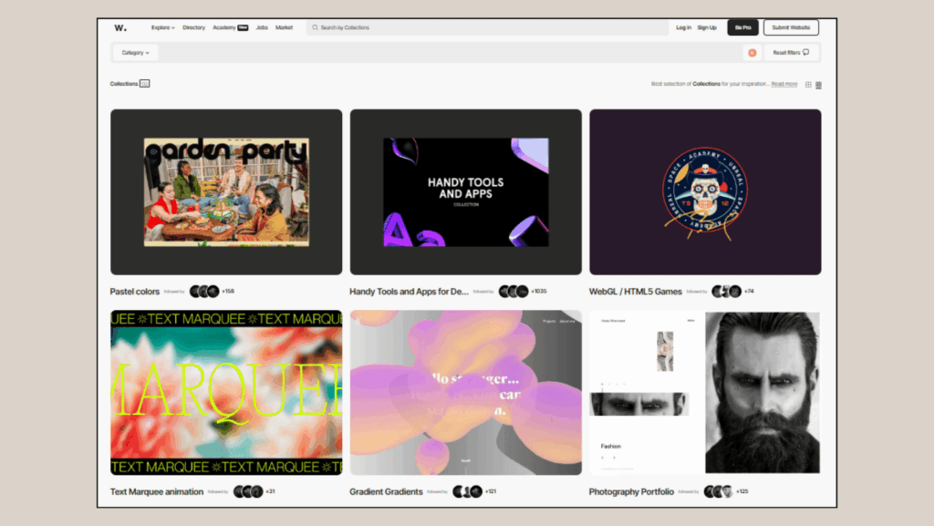 9 Web Design Resources Terbaik 2026 Gratis dan Berbayar 2 koleksi awwwards