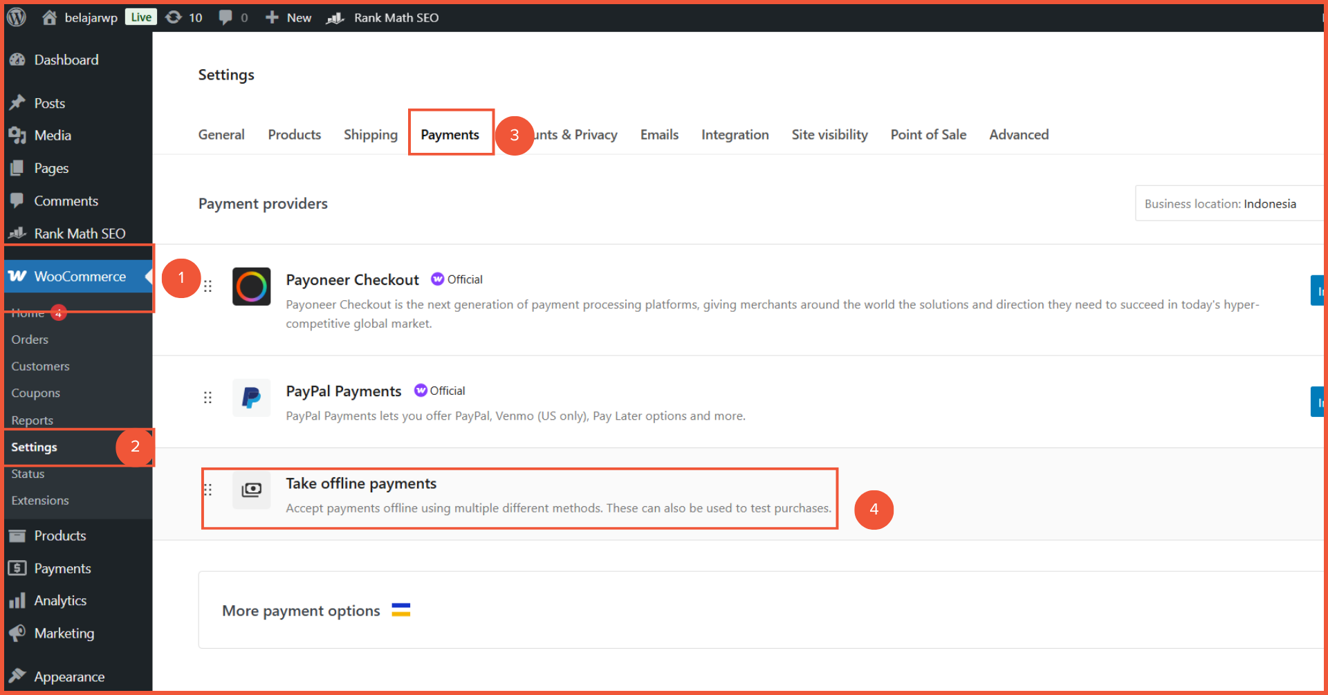 Cara Setting Payment Gateway di WooCommerce 1 Cara Setting Payment Gateway di WooCommerce