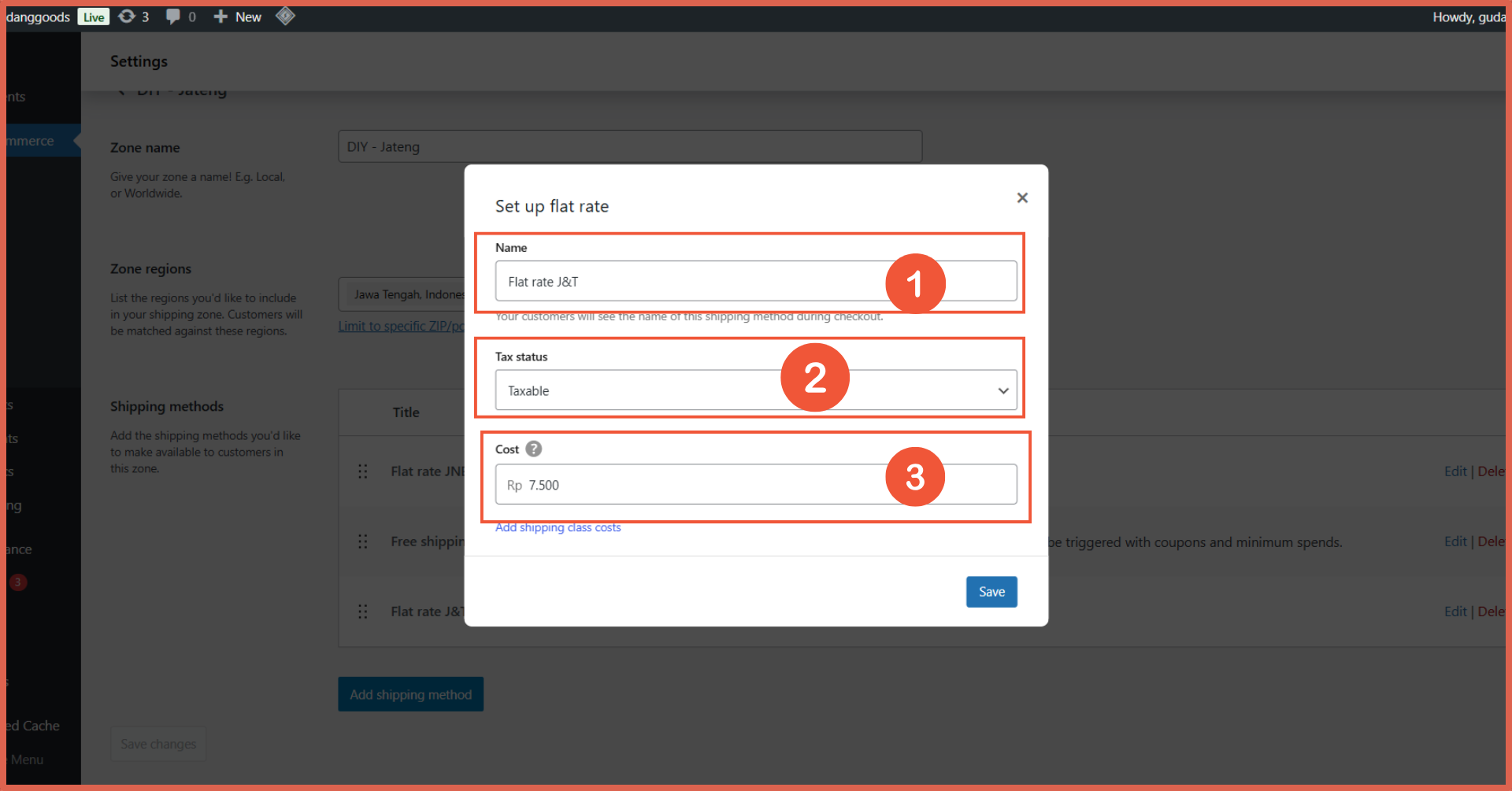 Cara Mengatur Ongkir dan Kurir di WooCommerce 9 9