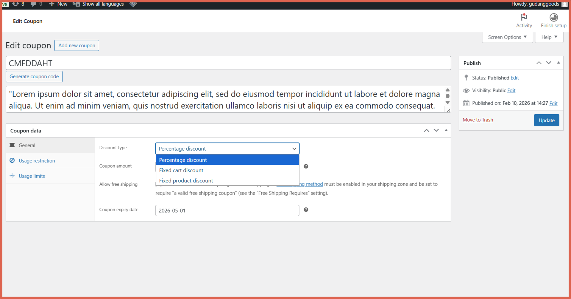 Cara Membuat Kupon Diskon di WooCommerce 5 Cara Membuat Kupon Diskon di WooCommerce