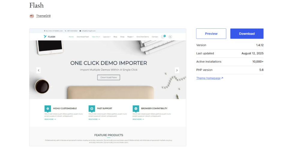 33 Best Free WordPress Themes in 2026 for Business 9 Best Free WordPress Themes - Flash